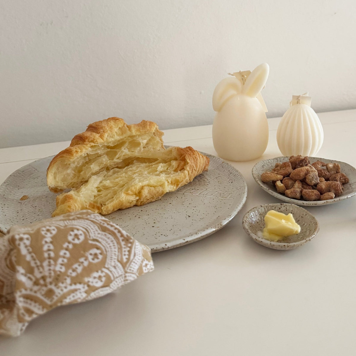 Ceramic Serving Plate and Two Dishes - Bay Rd Ceramics - Nest & Bird
