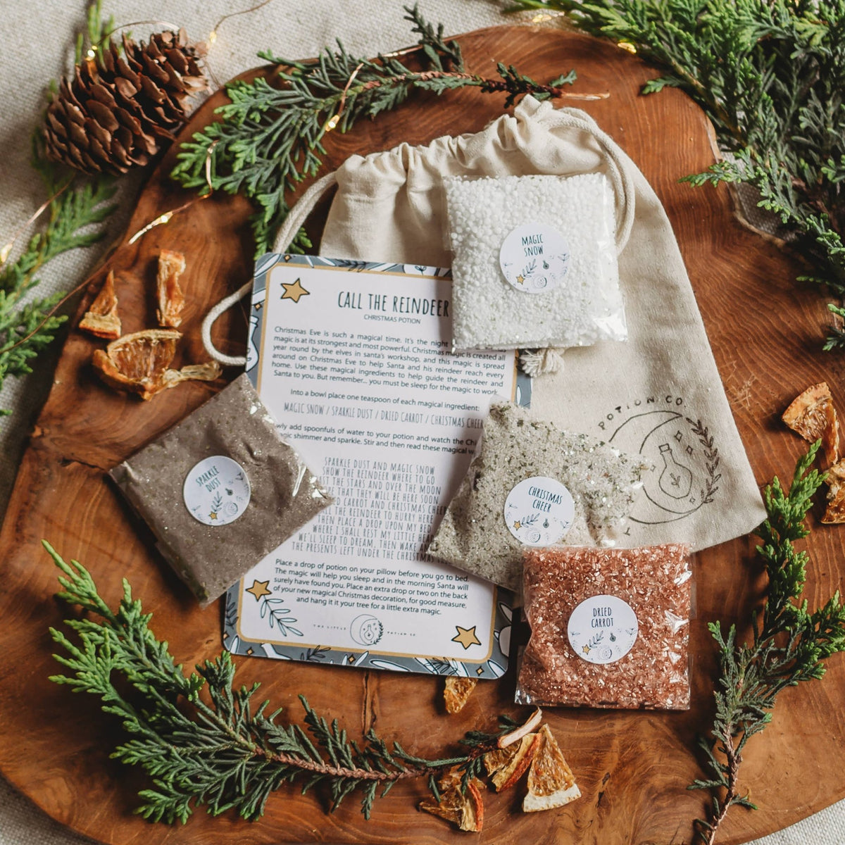 Christmas Eve Potion Pouch - Call the Reindeer this Christmas - The Little Potion Co - Nest & Bird