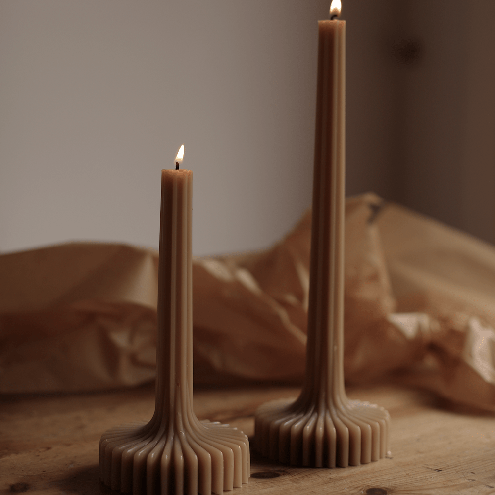 Eve Candle Duo - Beeswax - Studio Billie - Nest & Bird