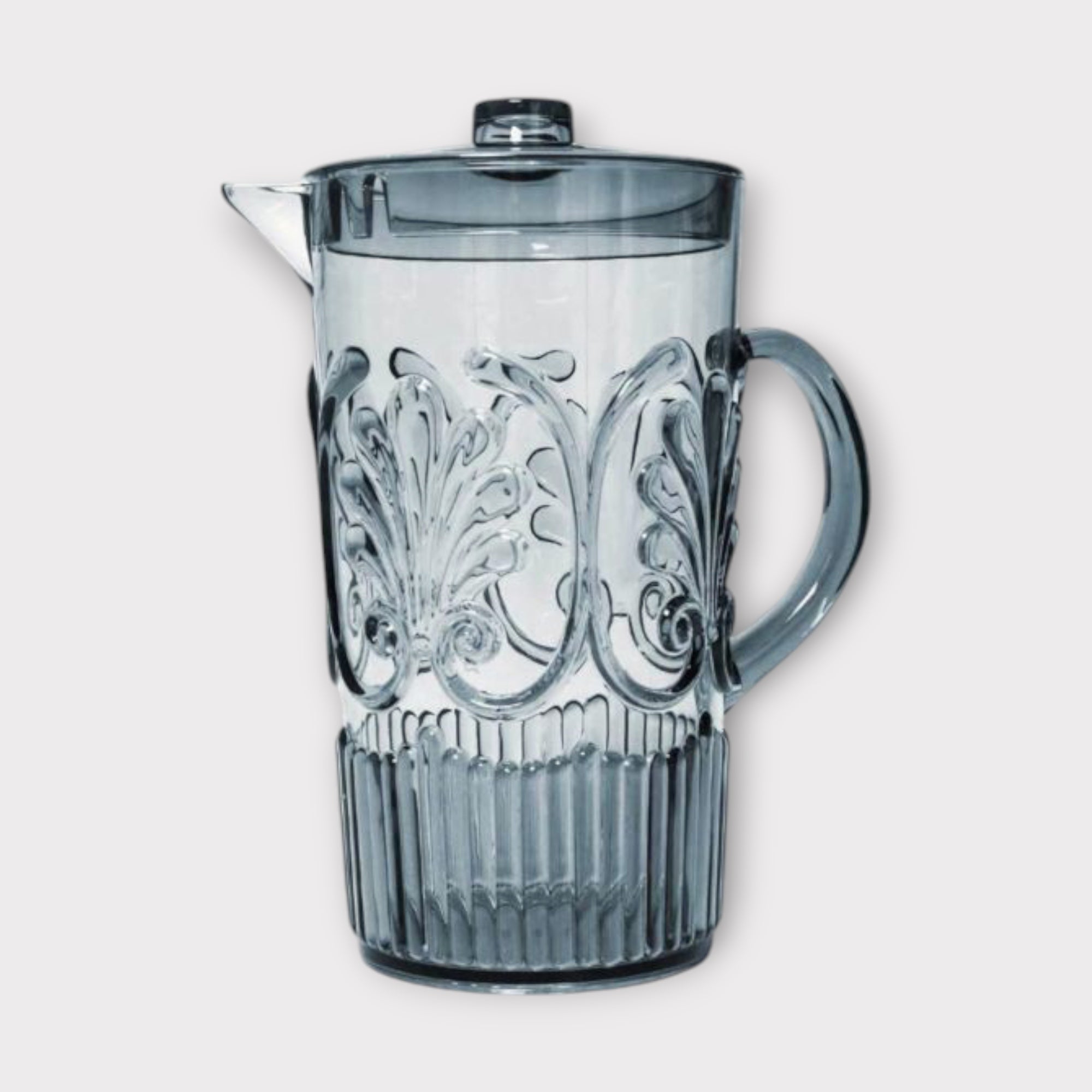 Flemington Acrylic Jug - Blue - Indigo Love Collectors - Nest & Bird