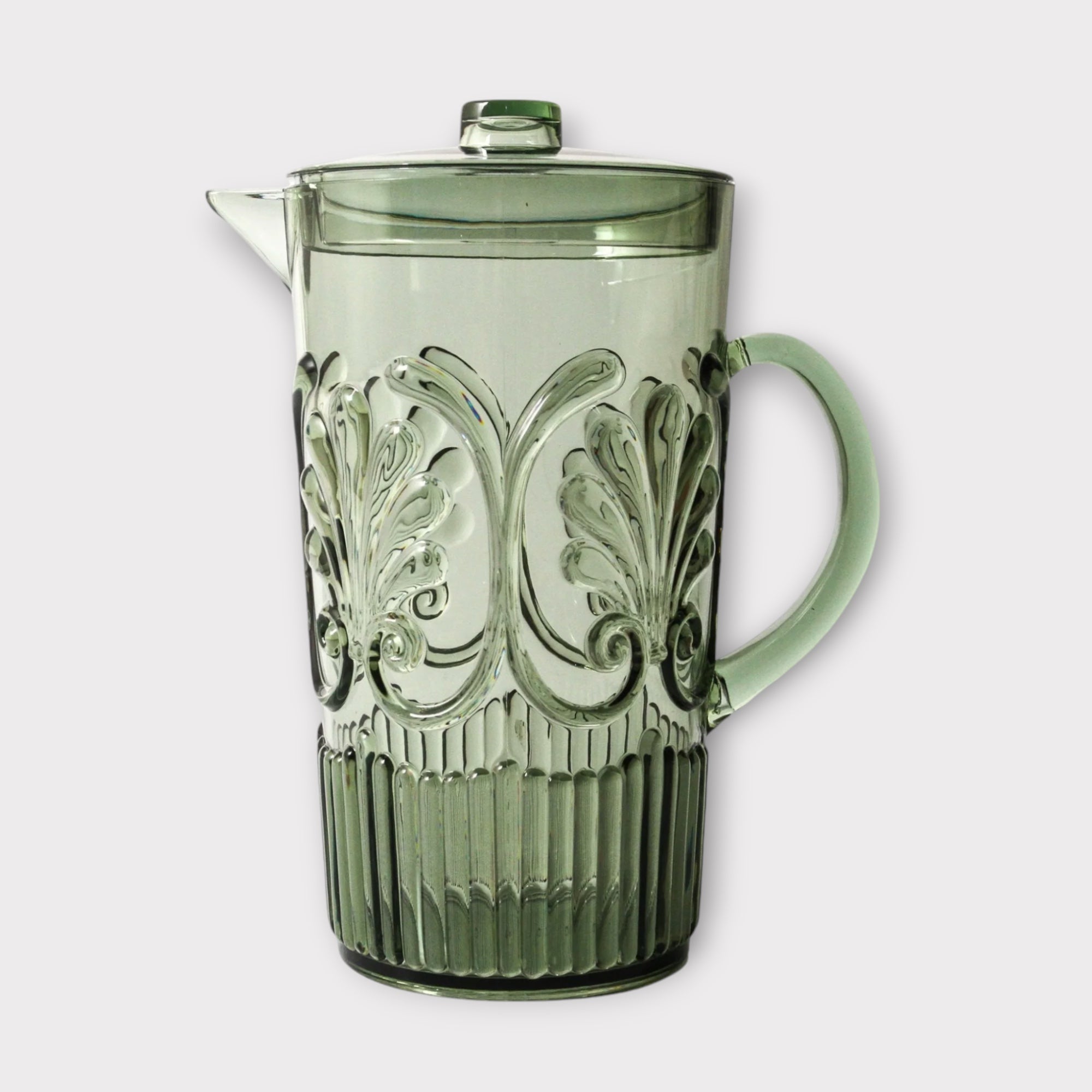 Flemington Acrylic Jug - Green - Indigo Love Collectors - Nest & Bird