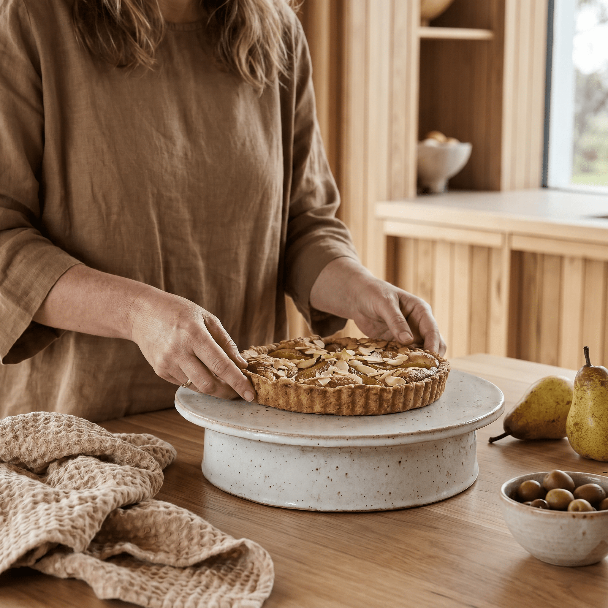 Handmade Ceramic Cake Stand - Jenn Johnston Ceramics - Nest & Bird