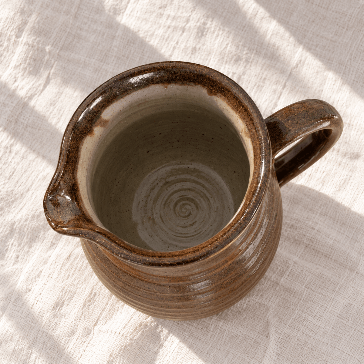 Handmade Ceramic Jug -Nest & Bird- Nest & Bird