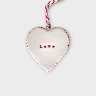 Handmade Ceramic Love Heart - Carramar Pottery - Nest & Bird