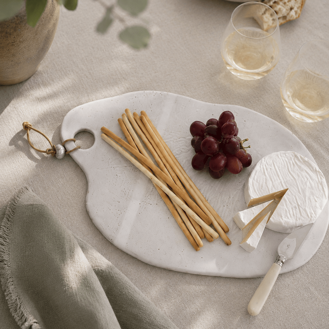 Handmade Ceramic Serving Platter -Bay Rd Ceramics- Nest & Bird