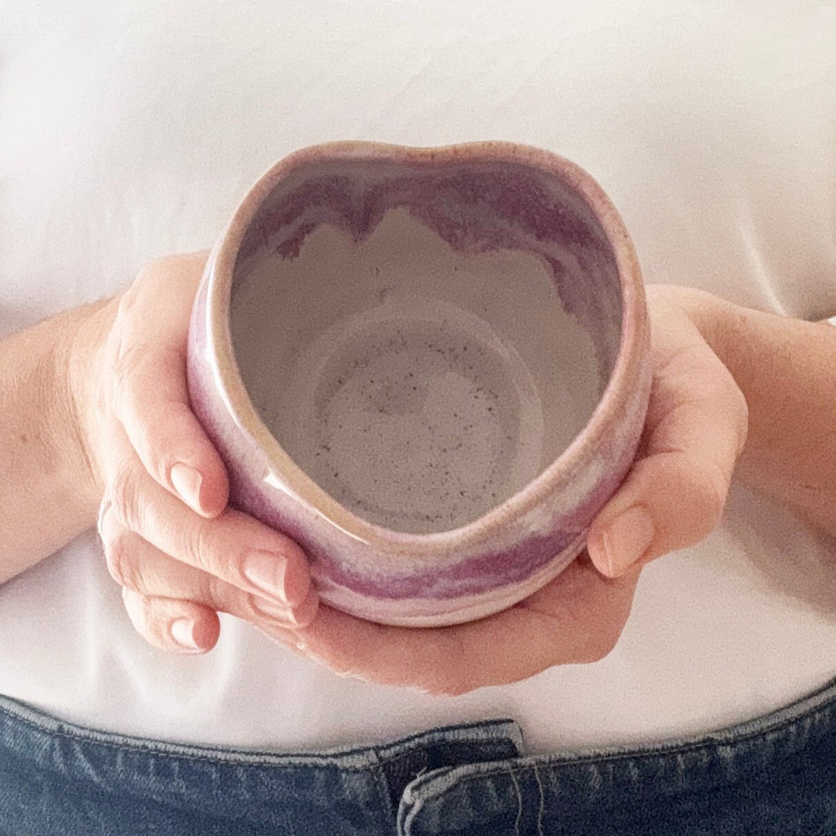 Handmade Heart Mug – Pink - Carramar Pottery - Nest & Bird