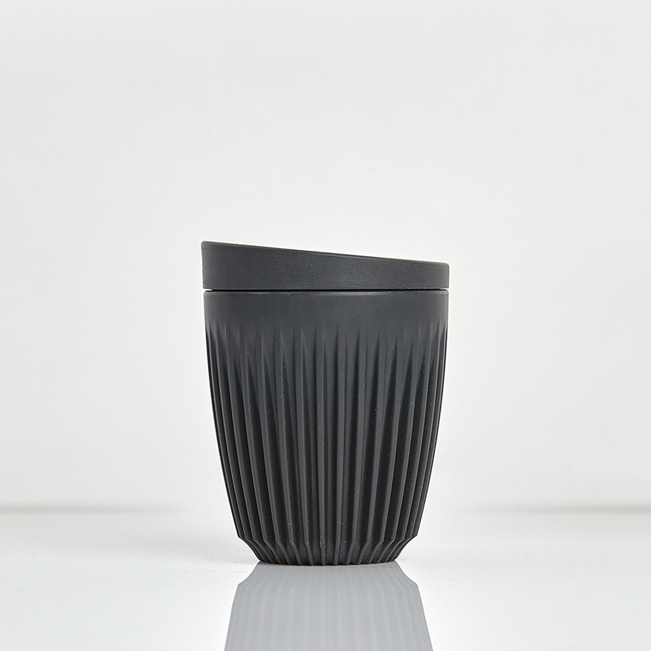 Huskee Cup 8oz With Lid - Charcoal - Huskee - Nest & Bird