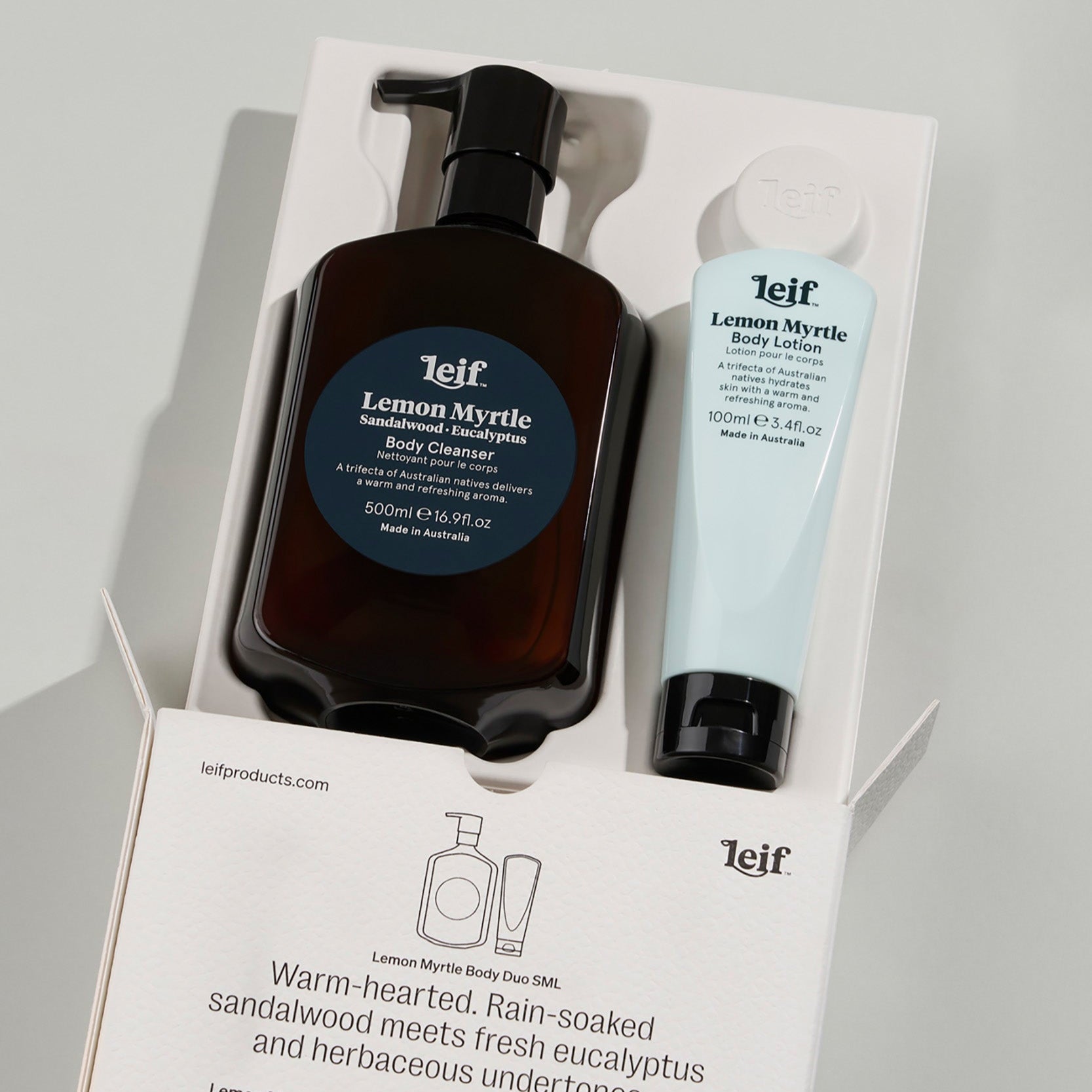 Lemon Myrtle Body Duo - Leif - Nest & Bird