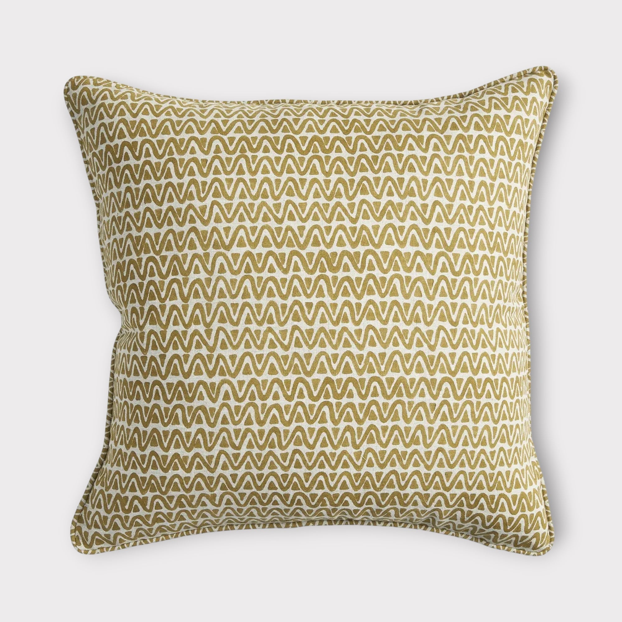 Menorca Saffron Pillow - Walter G - Nest & Bird