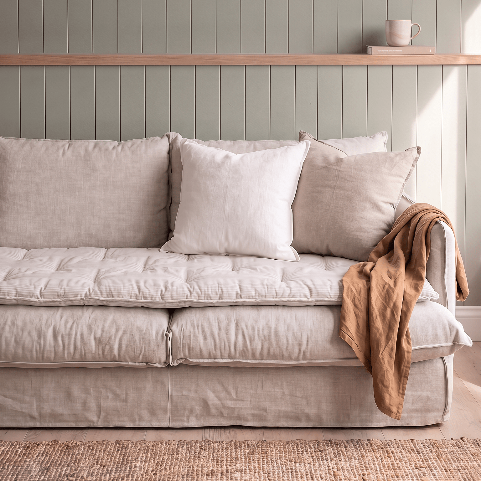 Nest & Bird Linen Sofa Topper -Nest & Bird- Nest & Bird