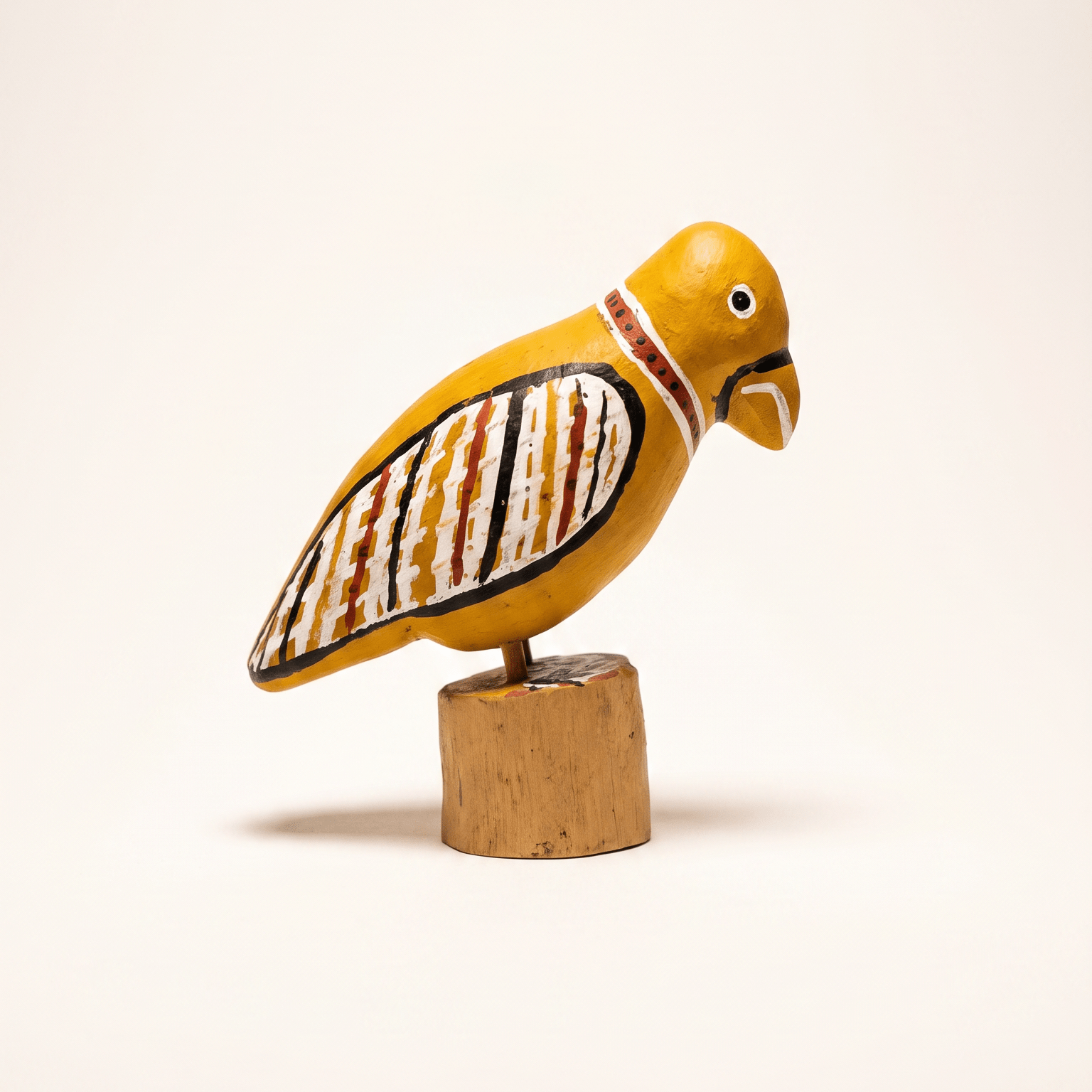 Quail Sculpture - Original Art - Elah Yunupingu & Barbara Wanambi - Nest & Bird