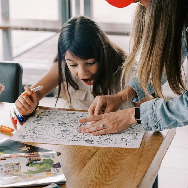 Reusable Silicone Colouring In Mat - Aussie Icons - Nest & Bird - Nest & Bird