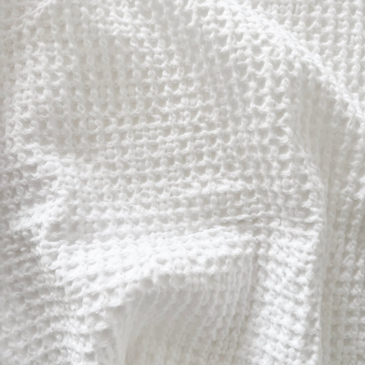 Rustic Waffle Hand Towel - White - Mama and Tochter - Nest & Bird