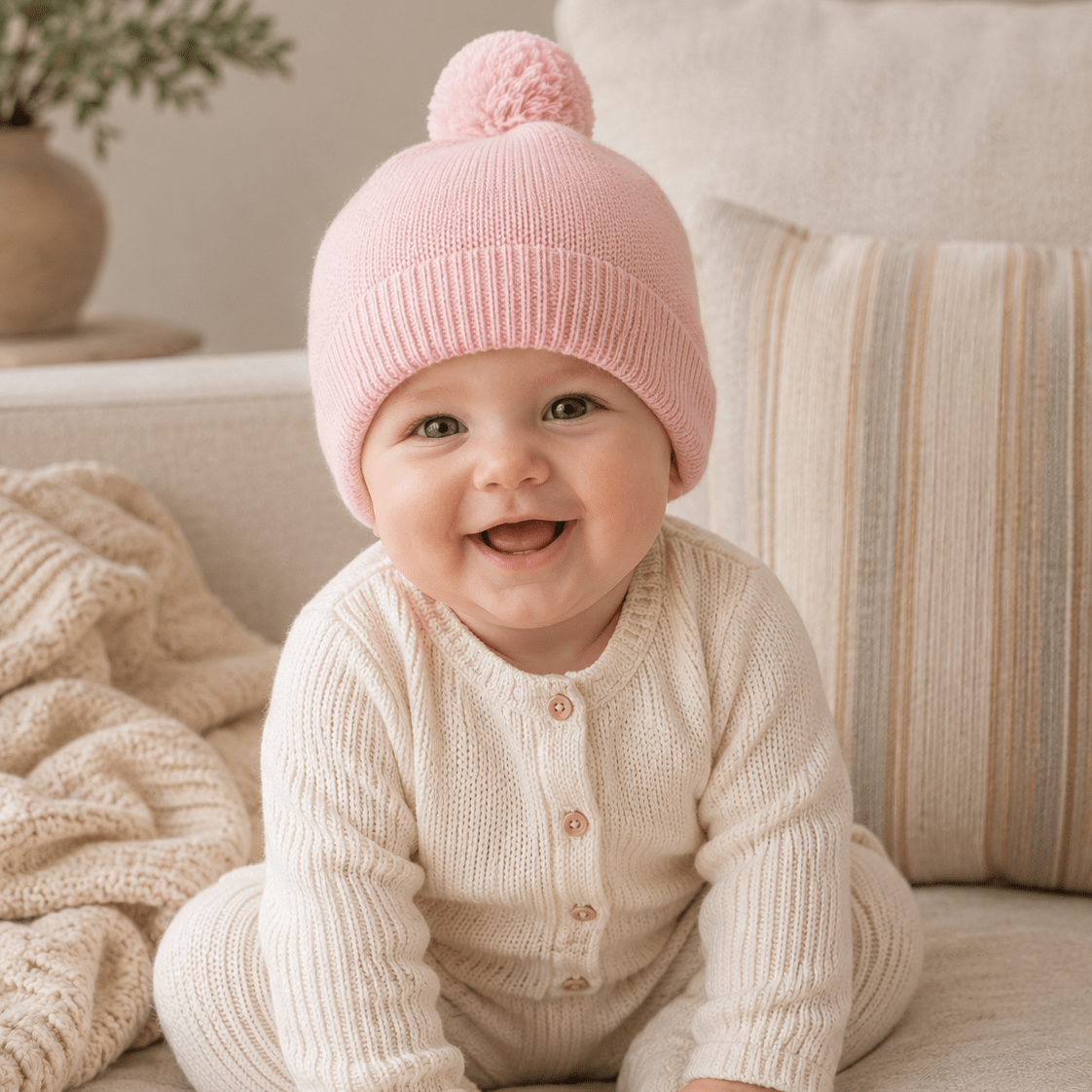 Toshi Organic Cotton Beanie Medium -Toshi- Nest & Bird