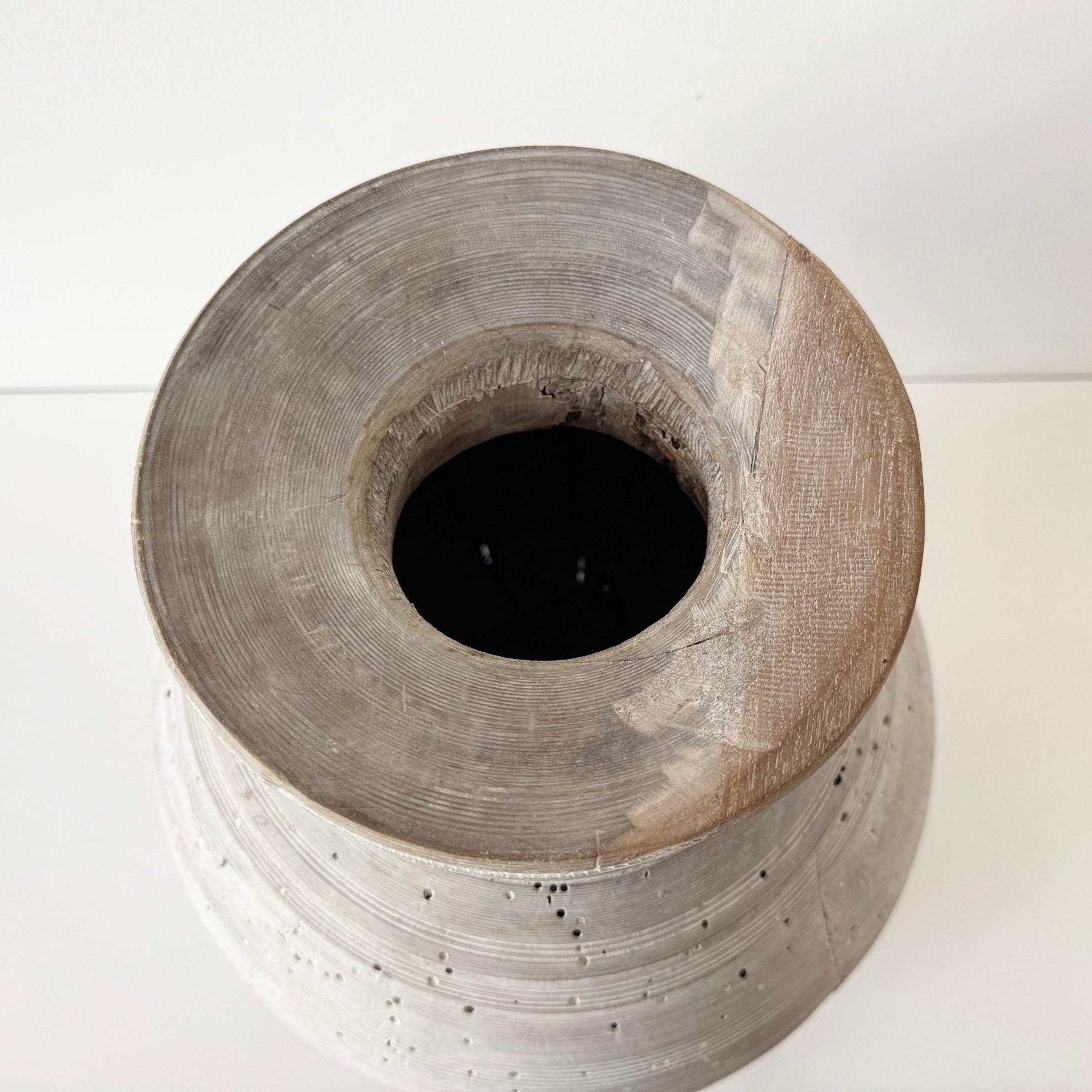 Vintage Indian Pot - Nest and Bird - Nest & Bird