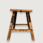 Vintage Workers Stool - Indigo Love Collectors - Nest & Bird