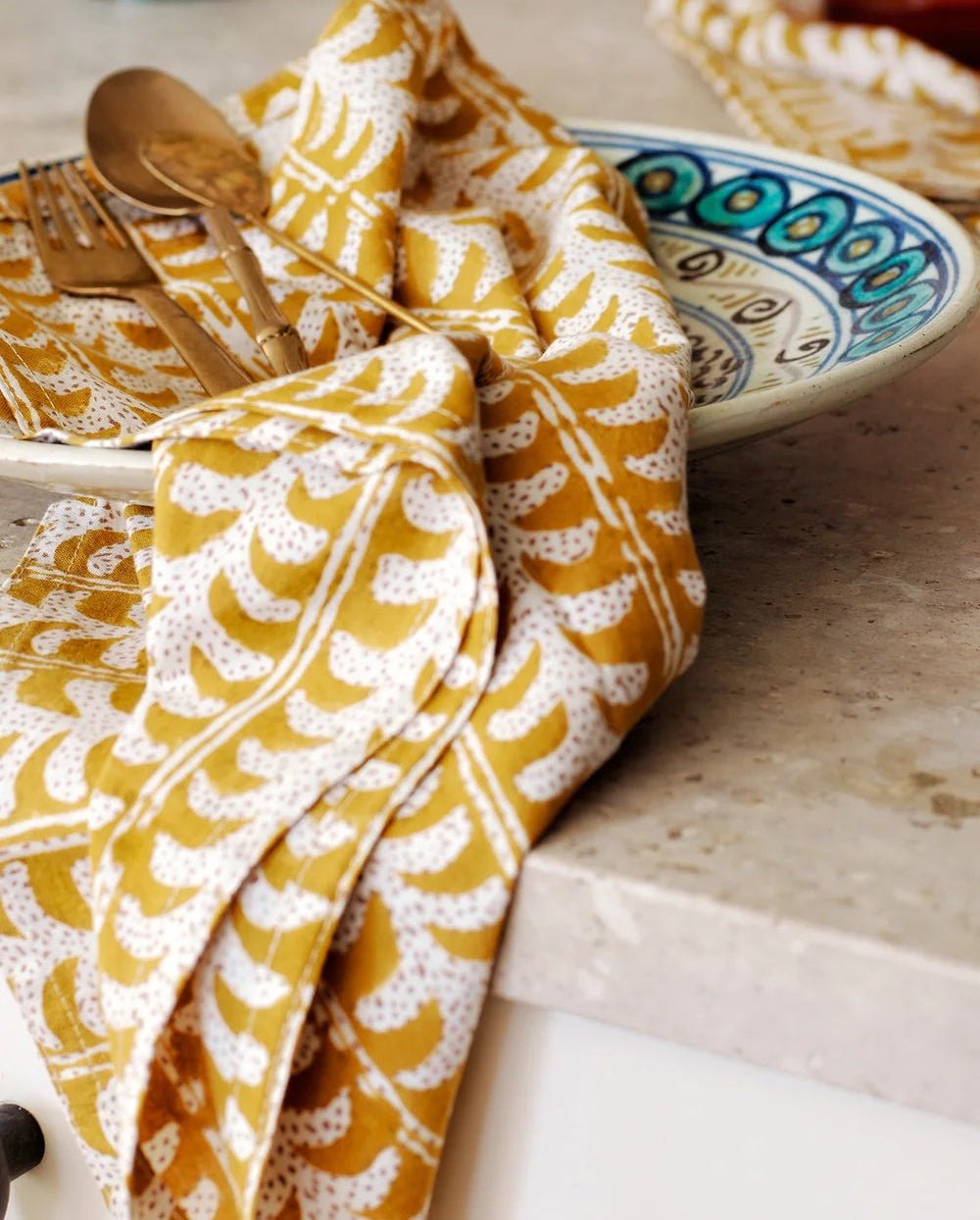Walter G | Luxor Saffron Napkin Set - Walter G - Nest & Bird