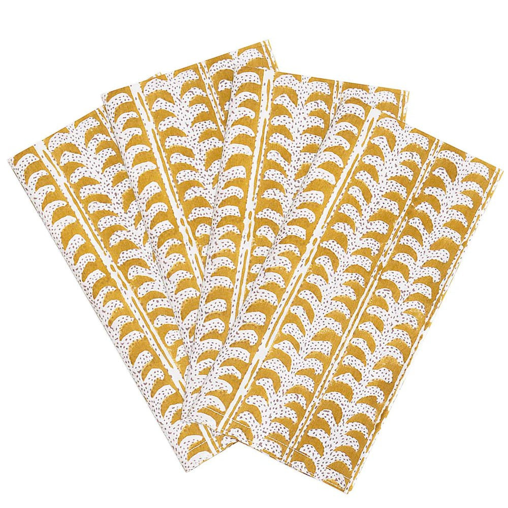 Walter G | Luxor Saffron Napkin Set - Walter G - Nest & Bird