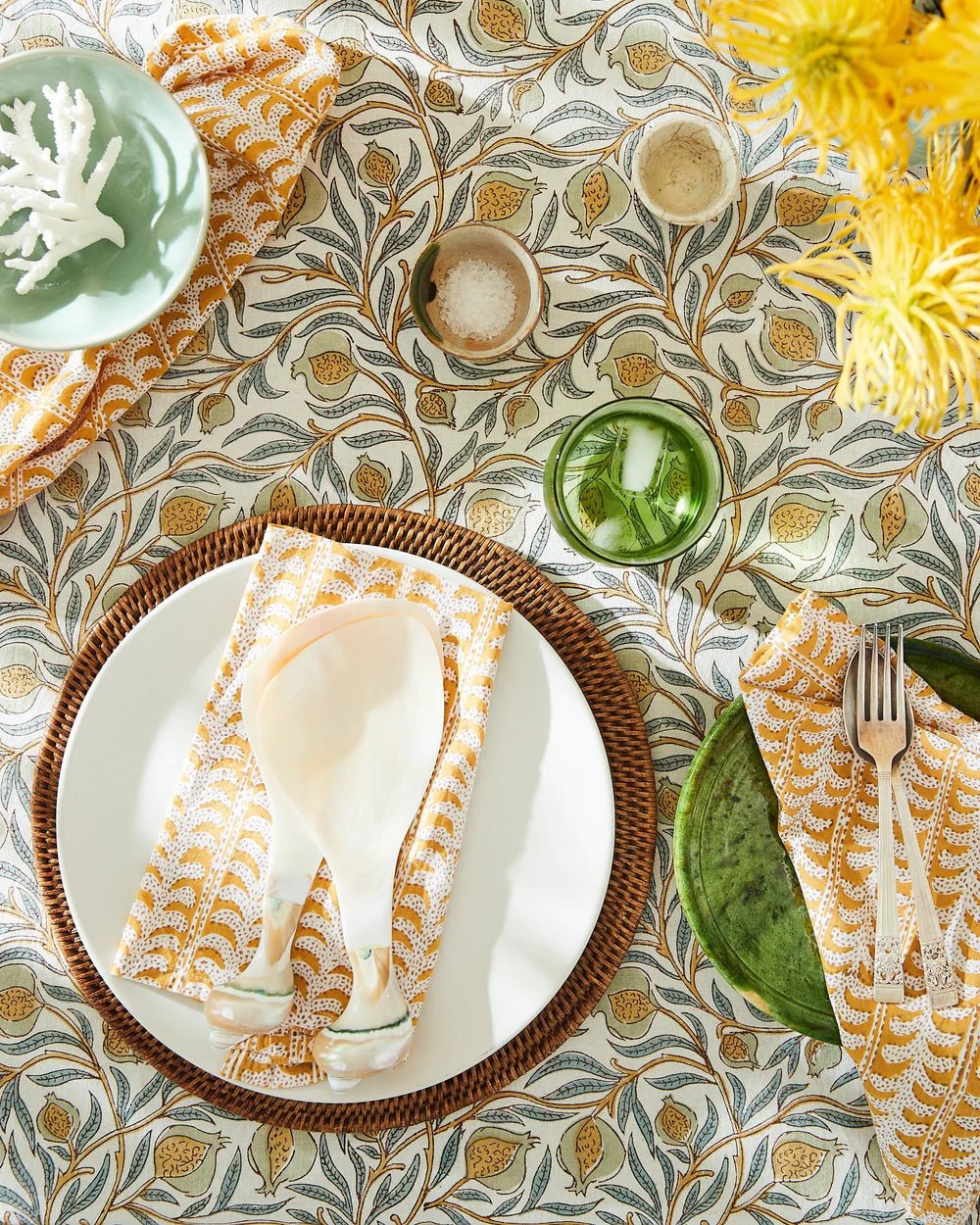 Walter G | Luxor Saffron Napkin Set - Walter G - Nest & Bird