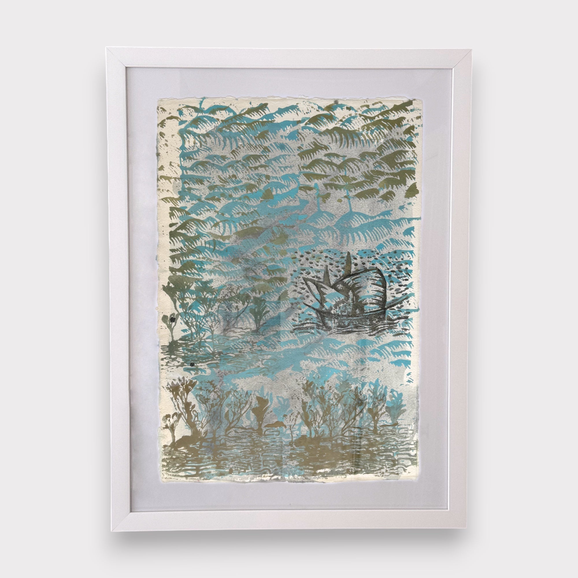 Wanderlust - Original Art - Anna Reynolds - Nest & Bird