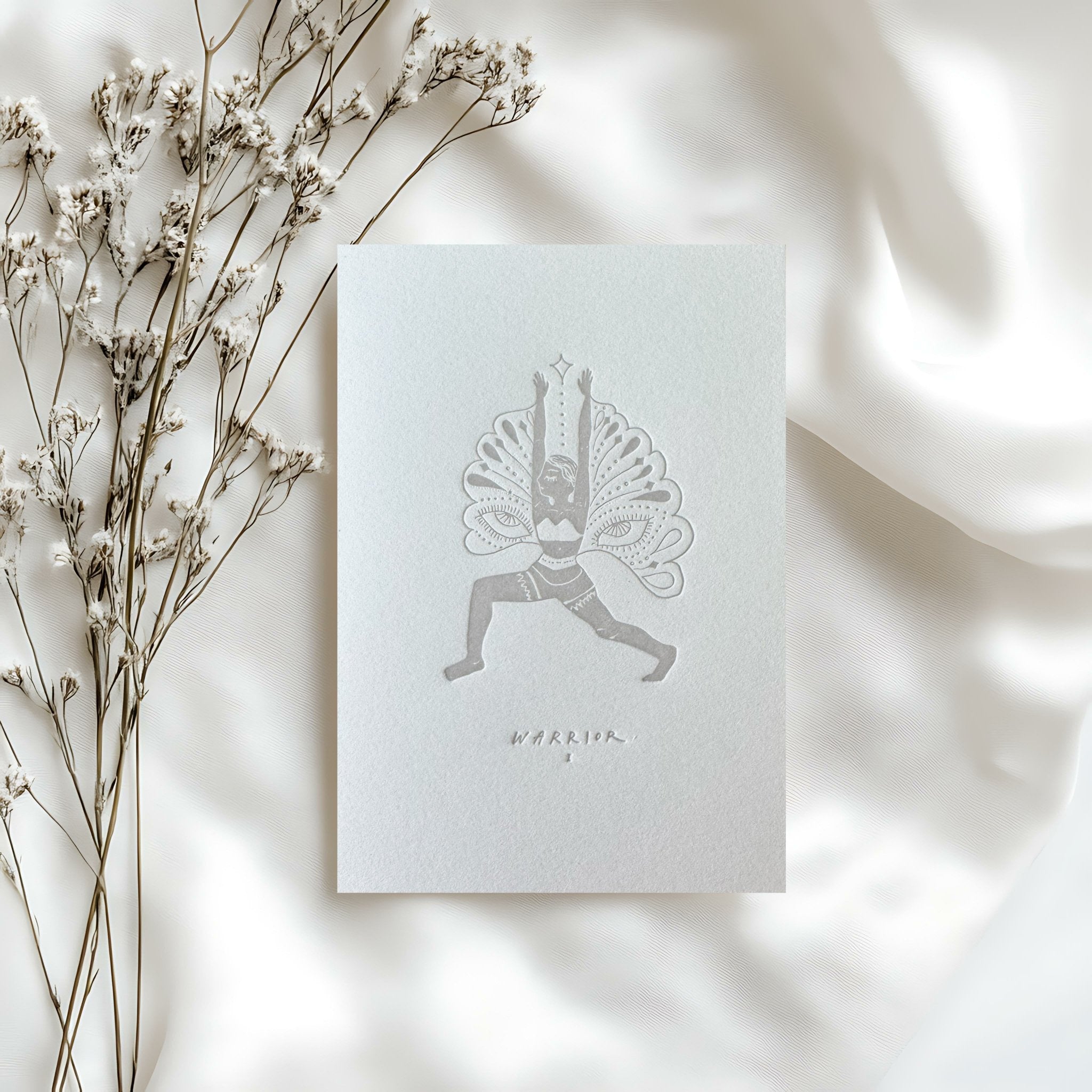 Warrior 1 Greeting Card - The Little Press - Nest & Bird