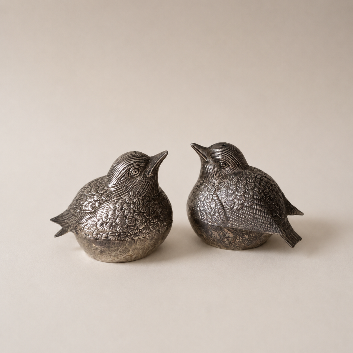 Vintage Bird Salt and Pepper Shakers