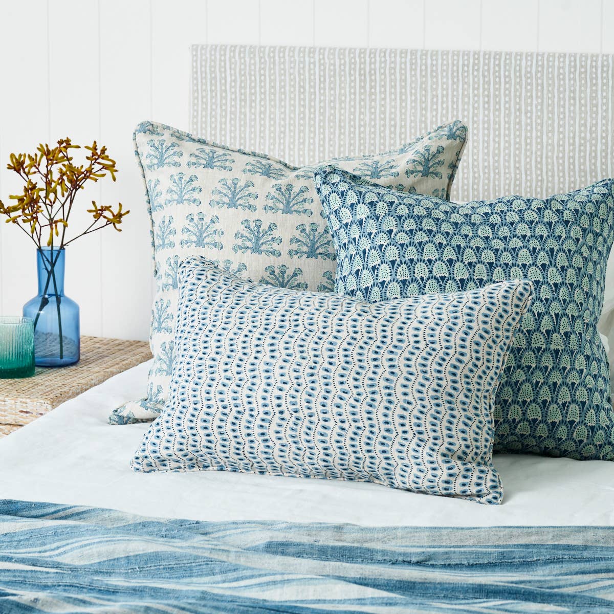 Amulet Azure Pillow - Walter G - Nest & Bird
