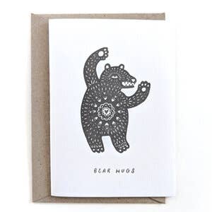 Bear Hugs Greeting Card - The Little Press - Nest & Bird