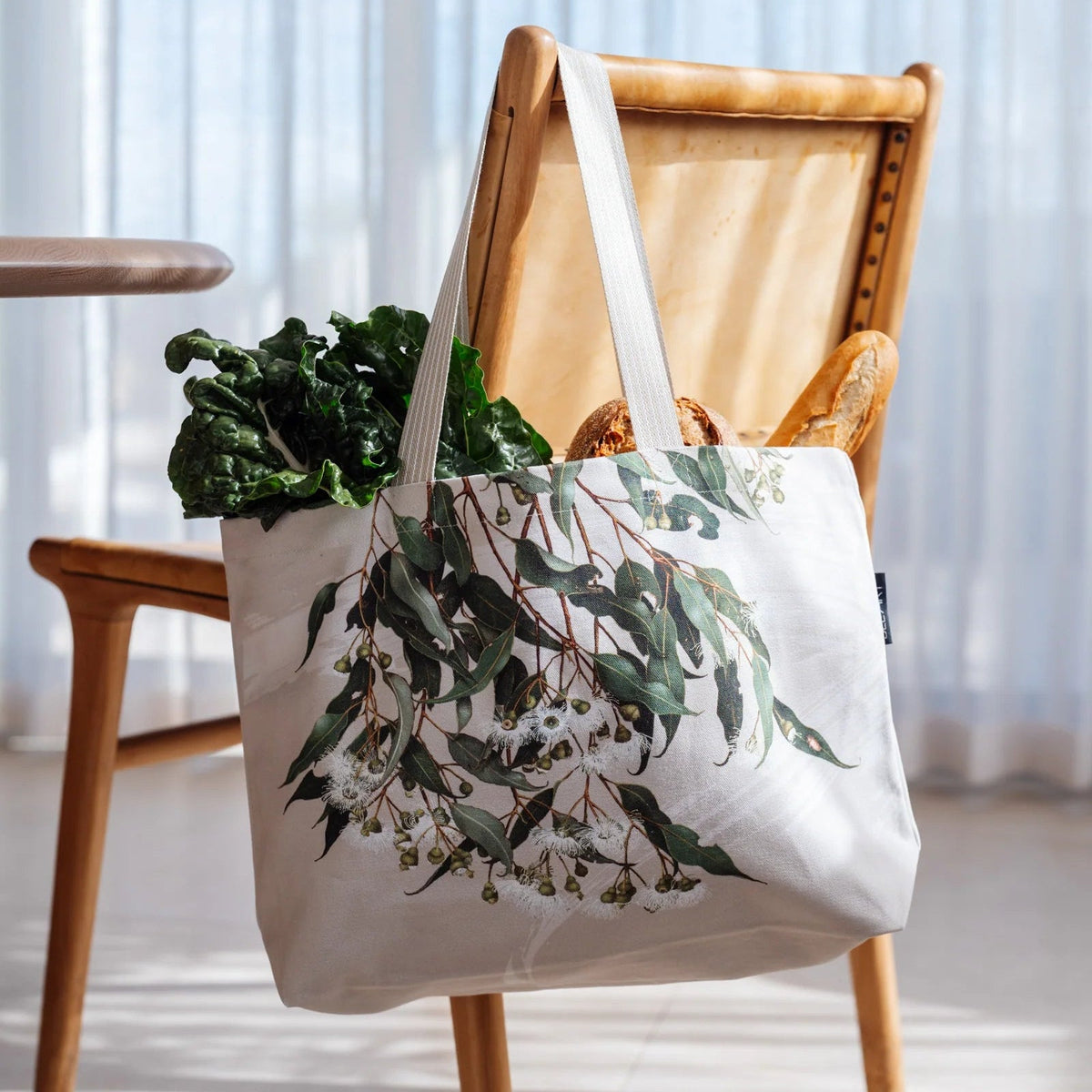 Bell Art Flowering Gum Tote Bag -Bell Art- Nest & Bird