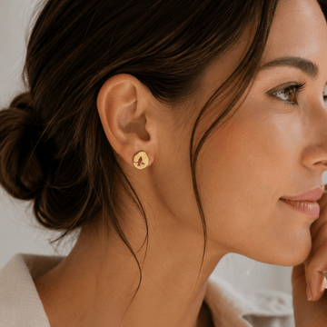 Birdsong Circle Earrings -Nest & Bird- Nest & Bird