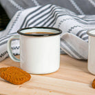Black Rim Enamel Mini Cup - Rinkit Pty Ltd - Nest & Bird