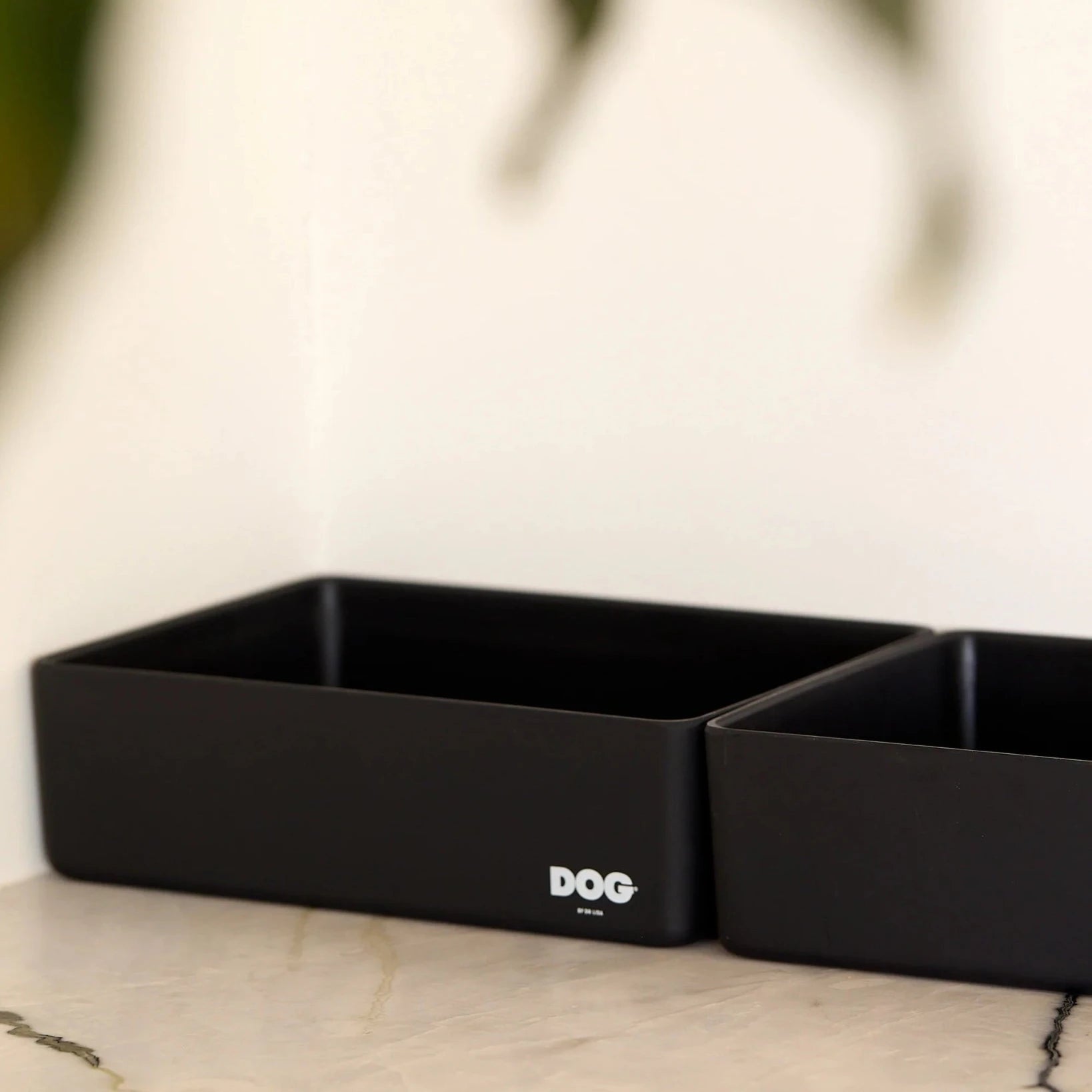 Corner Bowl Set - Black - DOG By Dr Lisa - Nest & Bird