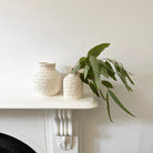 Cotton Stone Jar Vase - Eggshell - Matteurs - Nest & Bird