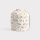 Cotton Stone Jar Vase - Eggshell - Matteurs - Nest & Bird