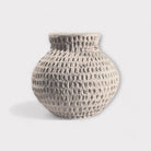 Cotton Stone Vase Round - Soft Beige - Matteurs - Nest & Bird