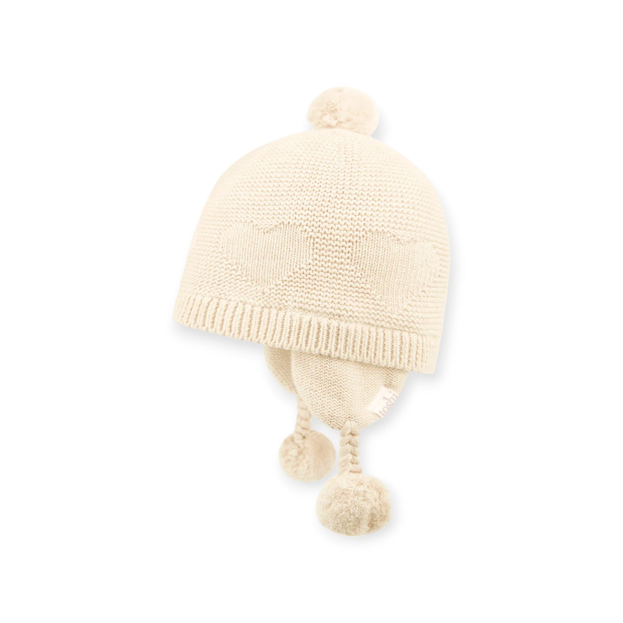 Earmuff Hearts Beanie - Feather - Toshi - Nest & Bird