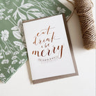 Eat, Drink, Be Merry Greeting Card - THE LITTLE PRESS - Nest & Bird