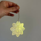 Embossed Paper Star Ornament – Gold - THE LITTLE PRESS - Nest & Bird