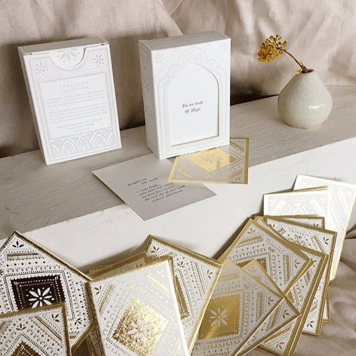 Ephemera Inspiration Deck: White - The Little Press - Nest & Bird