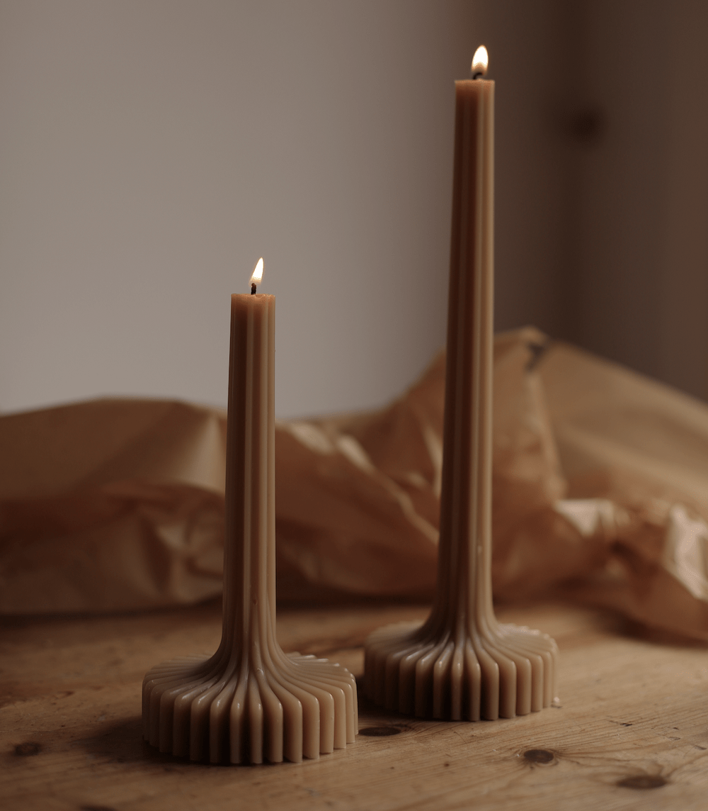 Eve Candle Duo - Beeswax - Studio Billie - Nest & Bird