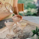 Flemington Martini glasses - Clear - Indigo Love Collectors - Nest & Bird