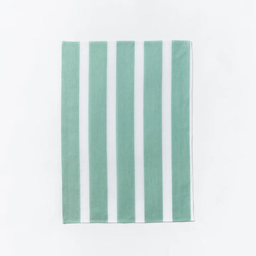 Florence Stripe Pistachio Tea Towel - Bonnie and Neil - Nest & Bird