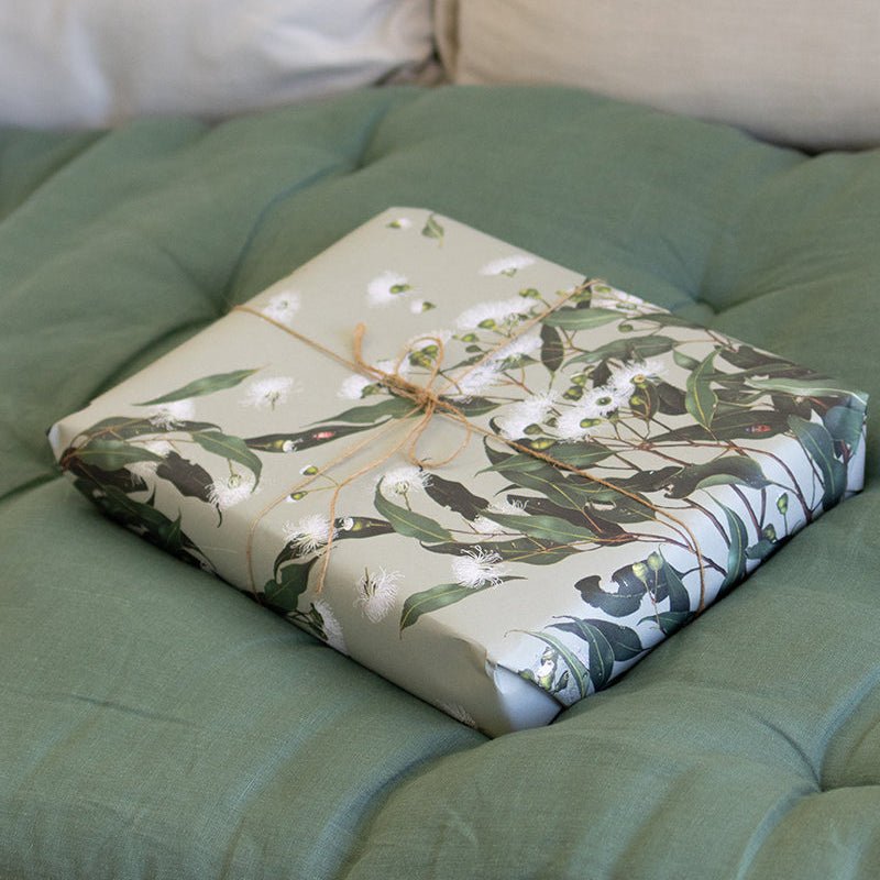 Flowering Gum Wrapping Paper -Bell Art- Nest & Bird