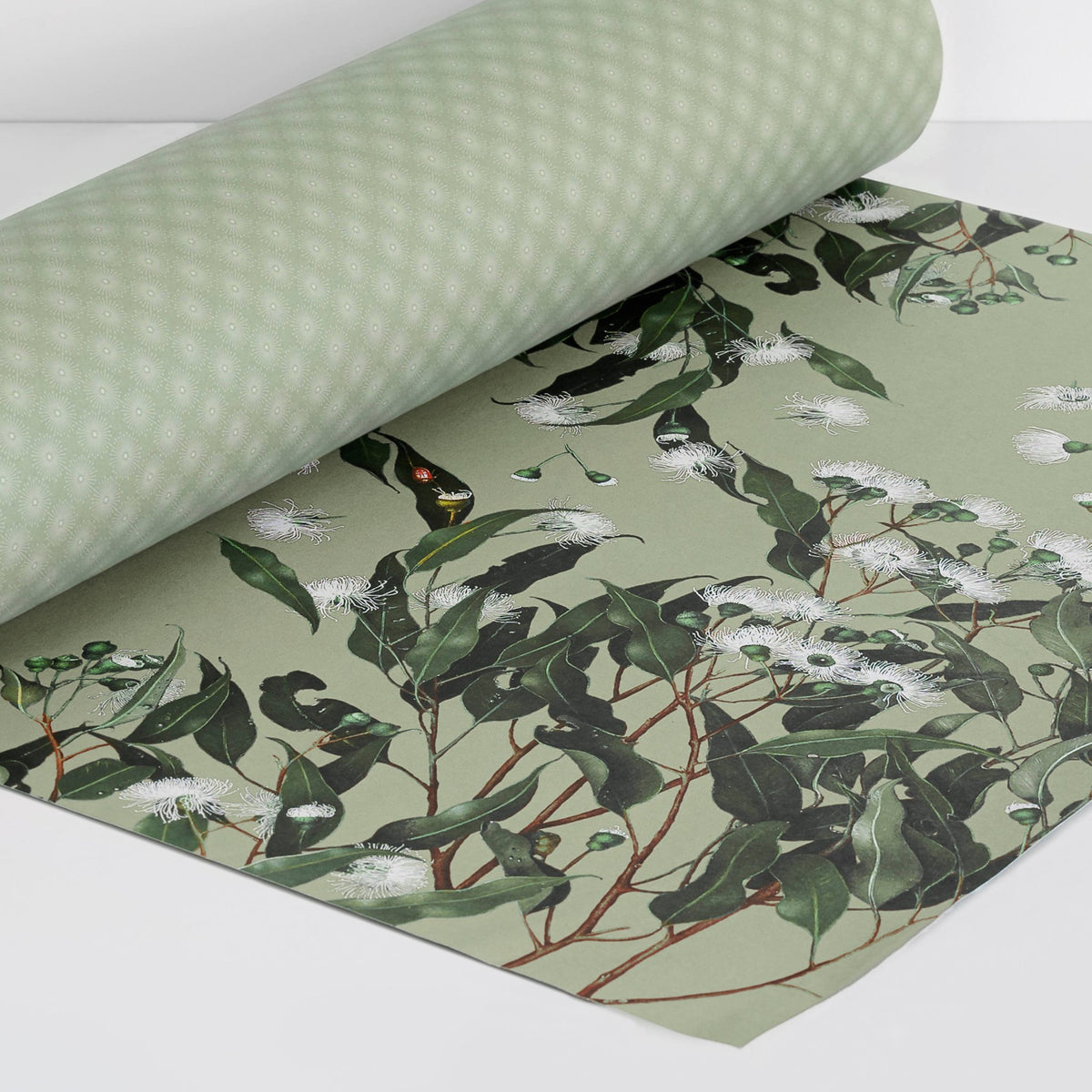 Flowering Gum Wrapping Paper -Bell Art- Nest & Bird