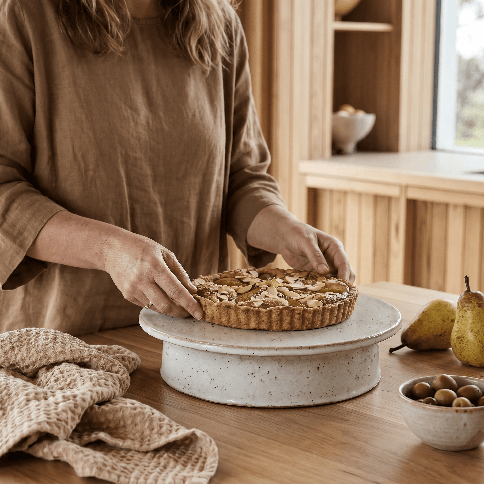 Handmade Ceramic Cake Stand - Jenn Johnston Ceramics - Nest & Bird