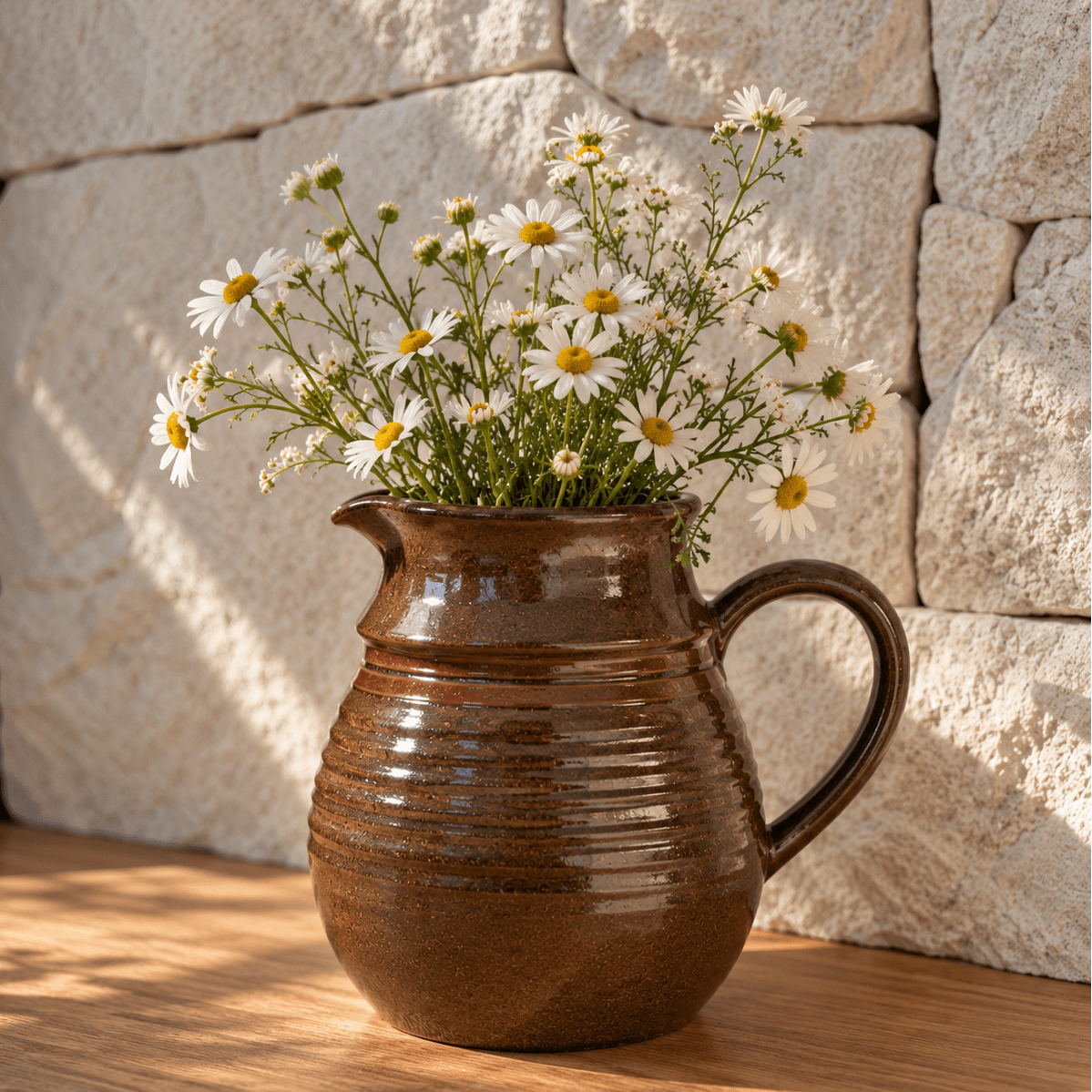 Handmade Ceramic Jug -Nest & Bird- Nest & Bird