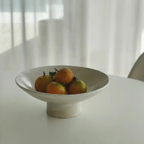 Handmade Ceramic Pedestal Bowl - Jenn Johnston Ceramics - Nest & Bird