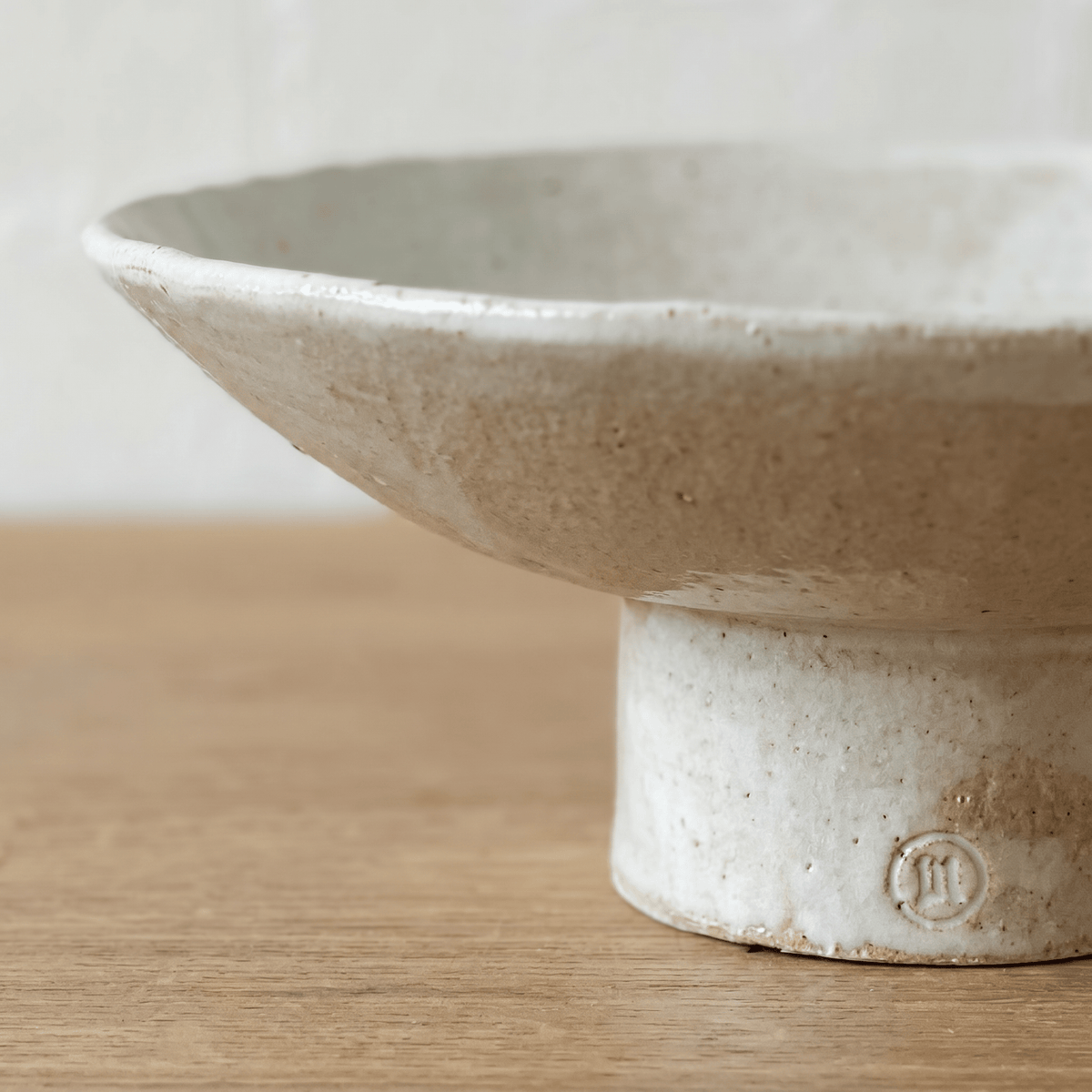 Handmade Ceramic Pedestal Bowl - Jenn Johnston Ceramics - Nest & Bird