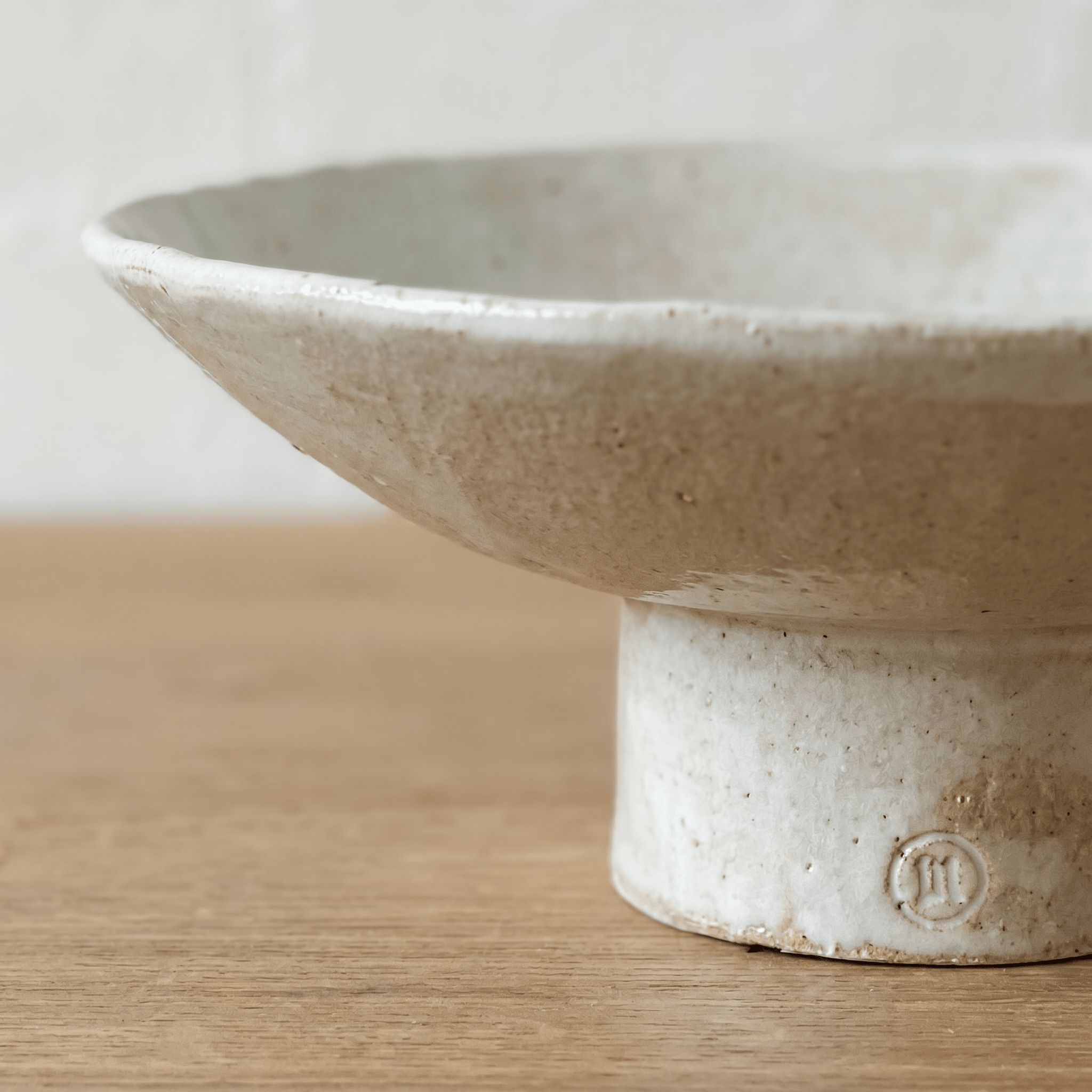 Handmade Ceramic Pedestal Bowl - Jenn Johnston Ceramics - Nest & Bird