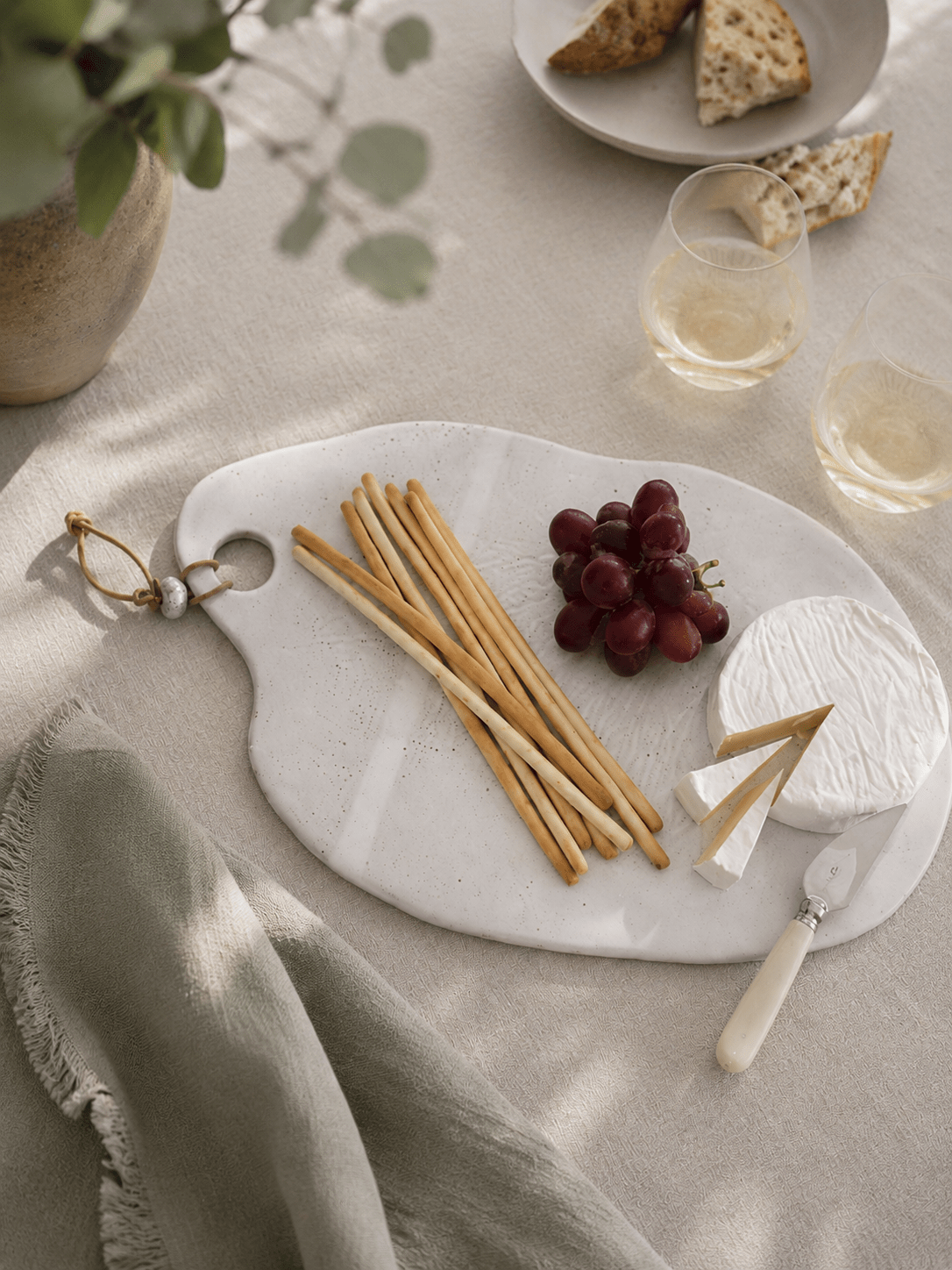 Handmade Ceramic Serving Platter -Bay Rd Ceramics- Nest & Bird